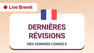 miniature de le video 🔴 LIVE BREVET 2024 Dernières révisions - Mes derniers conseils