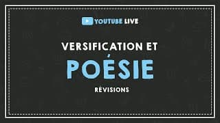 miniature de le video LIVE #25 : VERSIFICATION ET POÉSIE - Révisions Brevet 2021