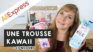 miniature de le video CONCOURS ALIEXPRESS : je commande des fournitures kawaii.