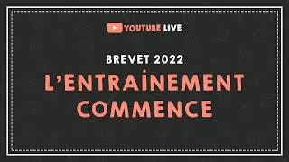 miniature de le video LIVE #31 :  BREVET 2022 : l'entraînement commence (grammaire).